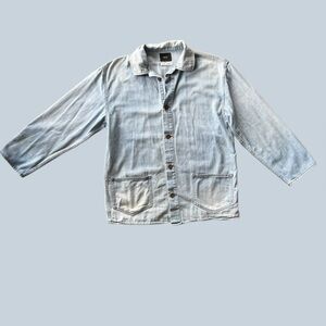 BDG Light Wash Denim Chore Jacket / Overshirt – Medium – Vintage Fade